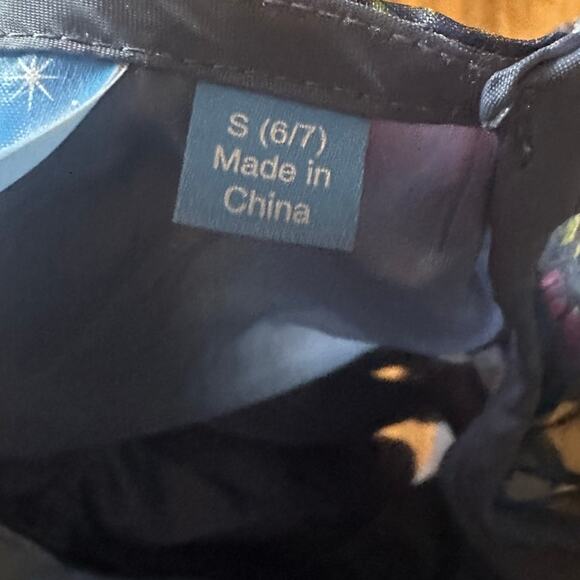 Care Bears Dress Size 6/7 with Blue Lines and Balloon Sleeves - Picture 7 of 9